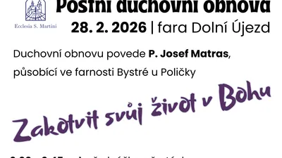 Postní duchovní obnova